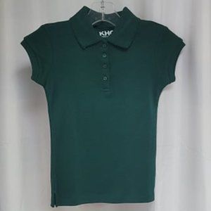 *New* Childs Uniform polo forest green small